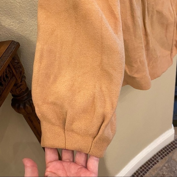 JESSICA SIMPSON Mustard 50% Wool Jacket Size Xsmall - Picture 4 of 10